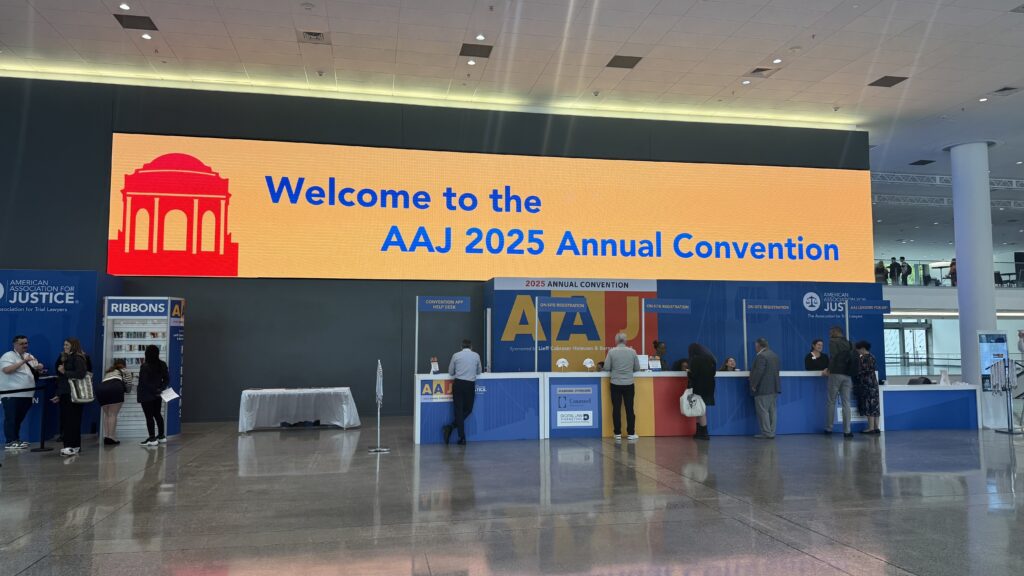 Welcome to the AAJ 2025 Annual Convention 